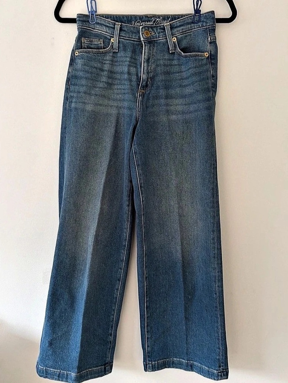 Universal Thread Wide Leg Jeans Blue Waist 26L